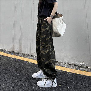 年后大货高街复古hiphop嘻哈迷彩工装裤显瘦裤男女102B-K8803P68图片