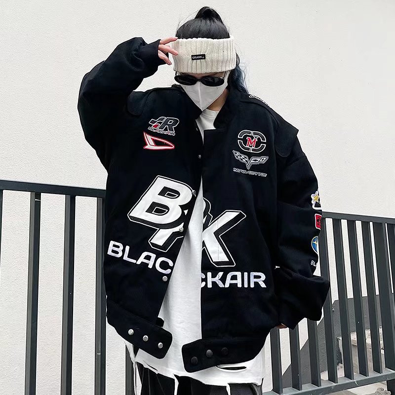 非淘系卖美式高街刺绣外套男潮牌棒球服男情侣装夹克102B-J108P85,男装夹克,星座102B