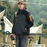 秋2025两件套可拆加厚外套登山服防寒服三合一夹克102B-JK1552P68，男装夹克，星座102B
