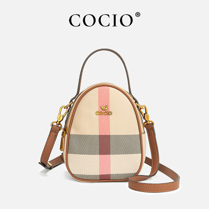 COCIO2024新款斜跨单肩女包高级夏时尚百搭迷你小轻奢品牌CC190
