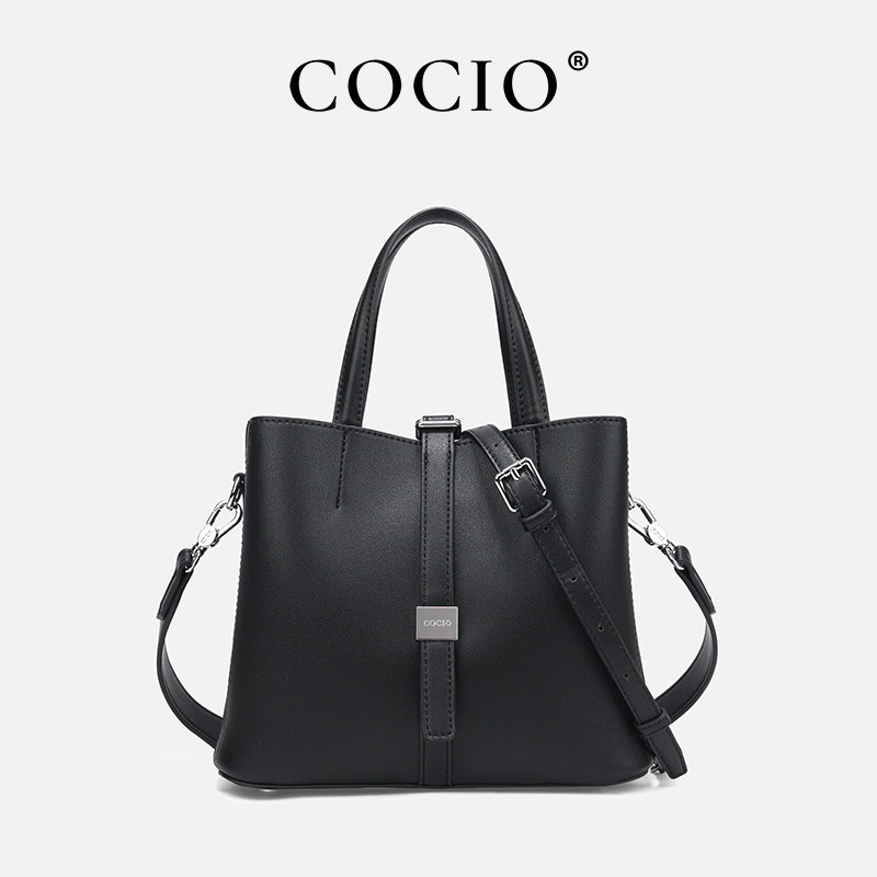 COCIO 轻奢斜跨手提女包包2024新款潮高级时尚百搭单肩包CC216