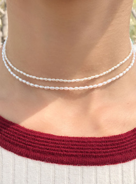 原创天然珍珠百搭颈链