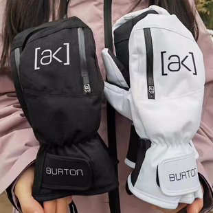 ak滑雪手套户外单双板专业连指滑雪防寒滑雪手套ak男女同款