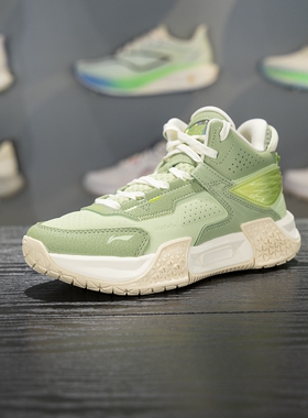 李宁儿童篮球鞋男大童2025冬季新款驰骋V2减震回弹运动鞋YKBV084