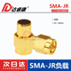 驻波低于1.2 SMA负载18GHZ纯铜镀金款 2W功率 SMA公头同轴终端