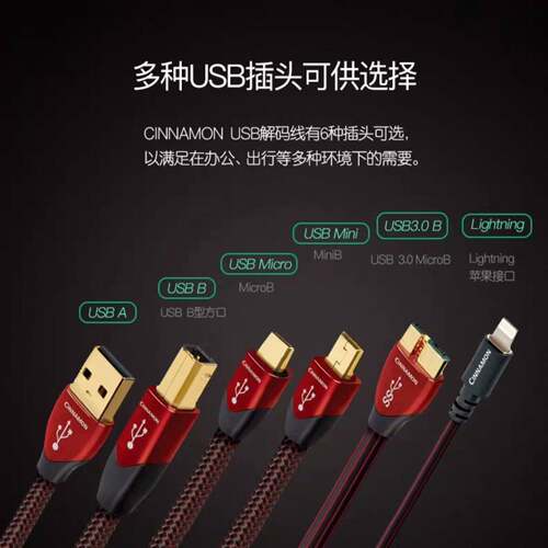 可维修Audioquest线圣Carbon AQ肉桂/碳纤/咖