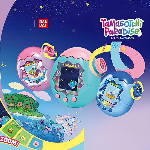 【正品】万代Tamagotchi拓麻歌子电子宠物机欢乐园Paradise可中文
