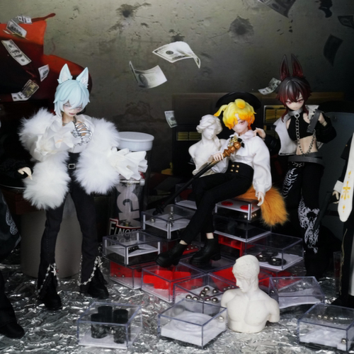 现货悸动瞬息西西里往事MJDBJD12分可动盲盒一万次桌面摆件吊卡