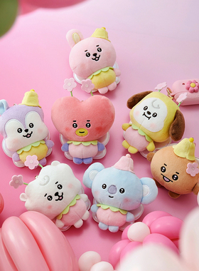 官方正品BT21 BABY春日童话系列玩偶钥匙扣LINE FRIENDS 明星周边