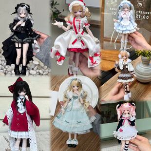 正版星期六少女周刊系列特六BJD植发可动人偶盲盒潮玩摆件礼物女