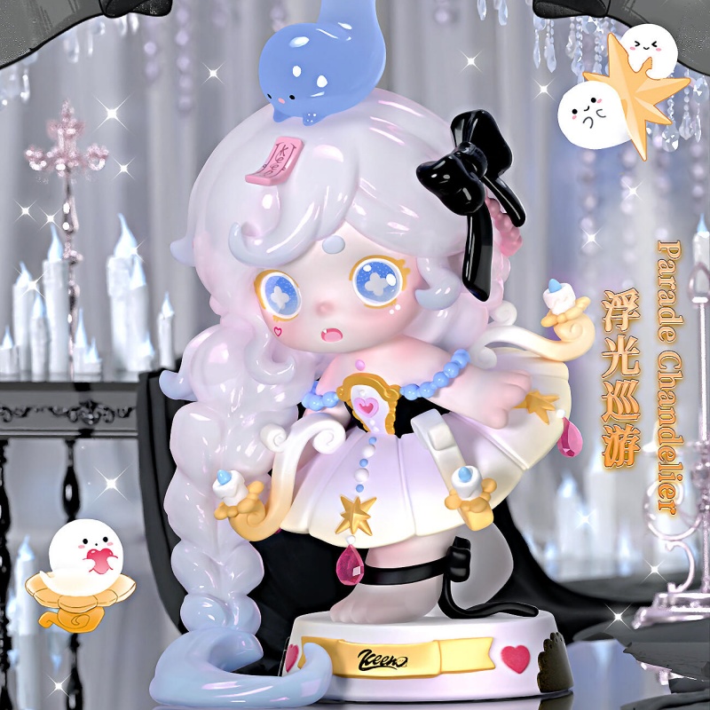 新品正版Keeno四代奇迹盛宴系列盲盒潮玩手办可爱少女桌面摆件礼