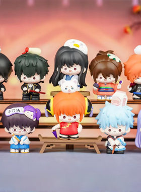 正版麦乐微美银魂盲盒弹系列潮玩手办公仔装饰摆件礼物玩具