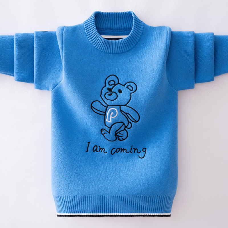 男童毛衣秋冬款中大童针织衫毛线