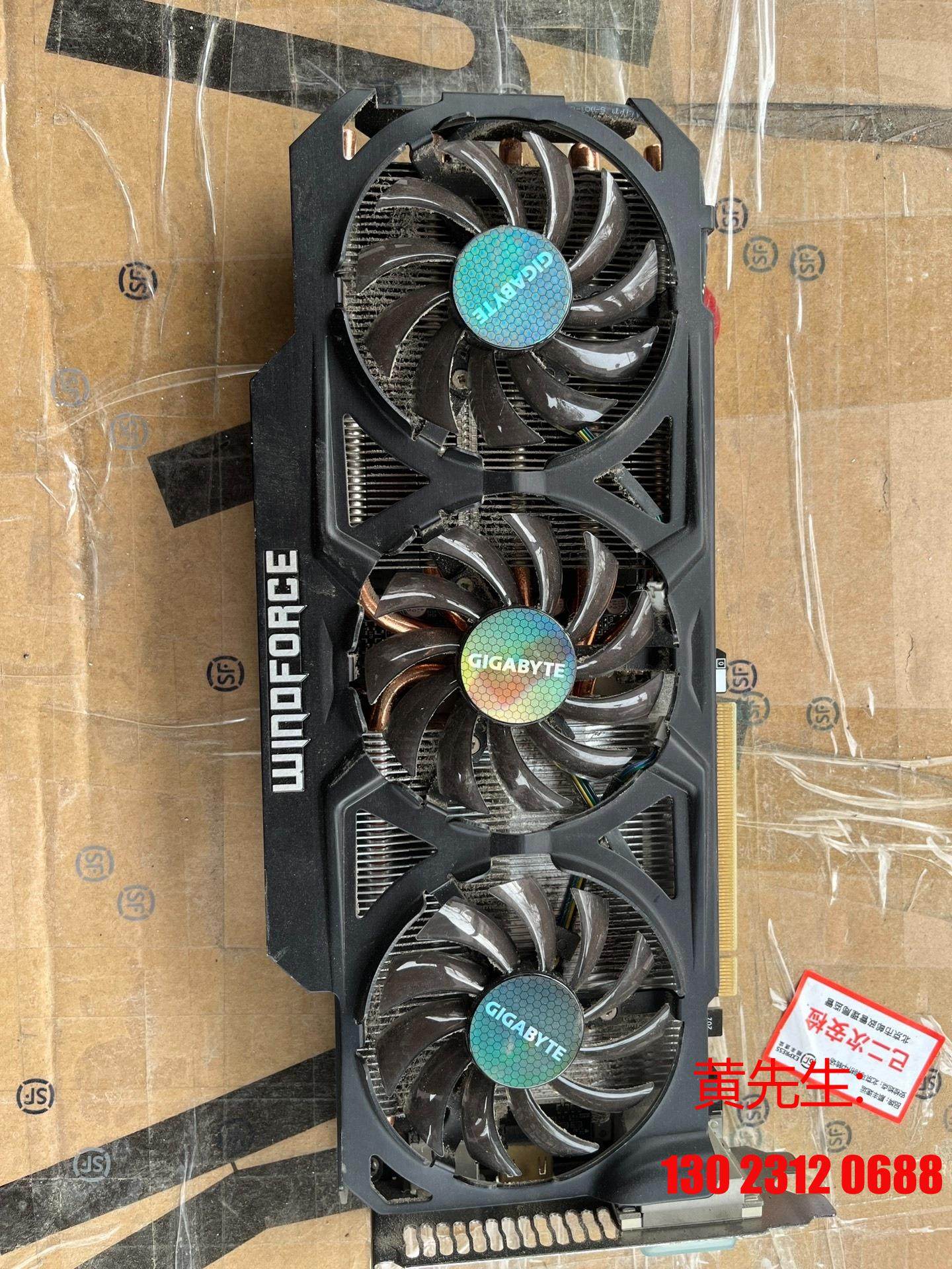 技嘉gtx770 2g,成色如图,功能正常,二手物品售出不退议价