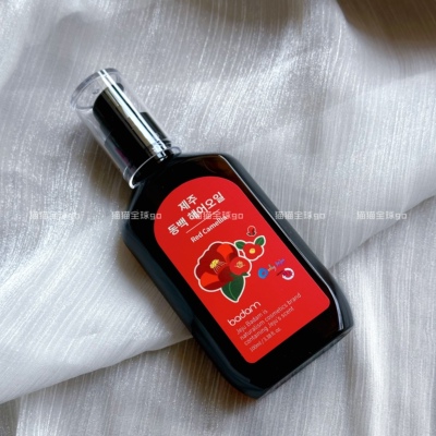 现货韩国济州岛限定badam山茶花滋润养发改善毛躁护发精油100ml