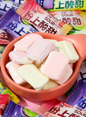 三只象粉上酸甜混合水果果汁软糖