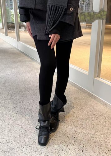 高腰连裤袜300克穿到零下5℃分段压力显瘦保暖加绒打底裤袜211023