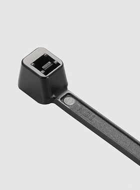 直销台湾KSS单头双向扎线带DLC-200B黑色尼龙扎带4.6X203mm100/包