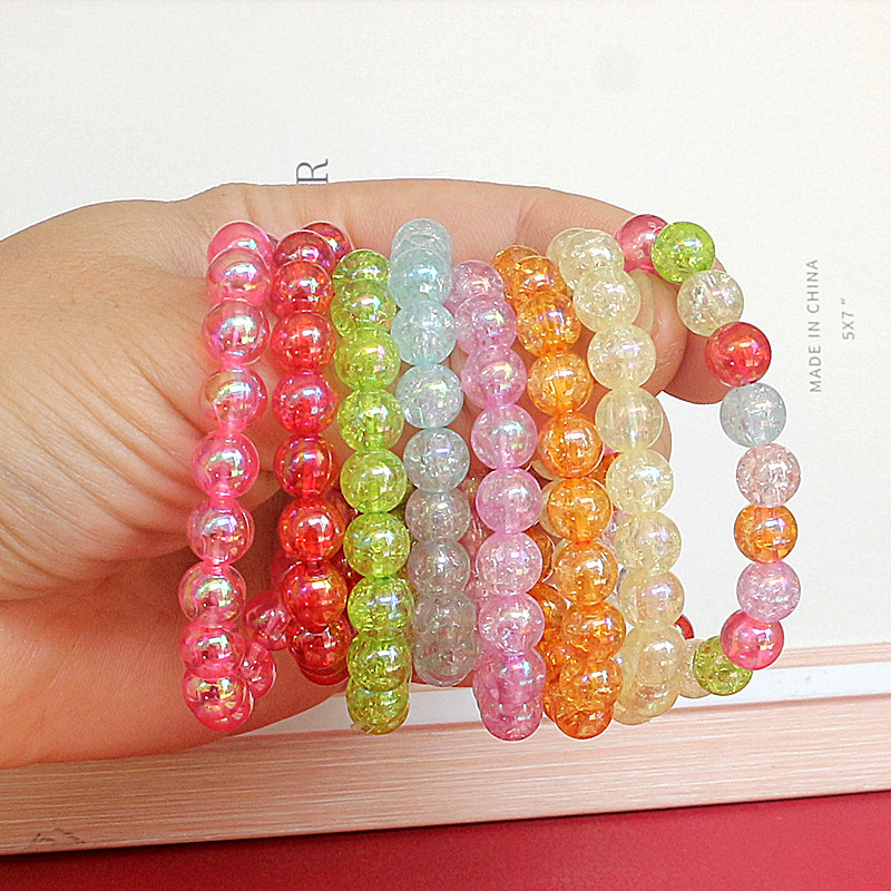 爆花水晶手链女生绕指柔双色