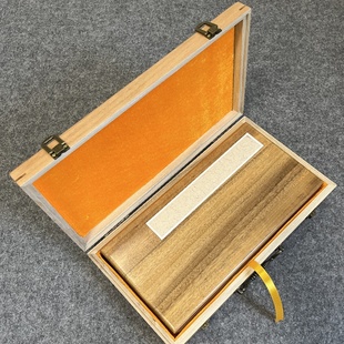 香樟木纯手工生宣册页礼盒套装国展书法绘画送礼高档宣纸册页