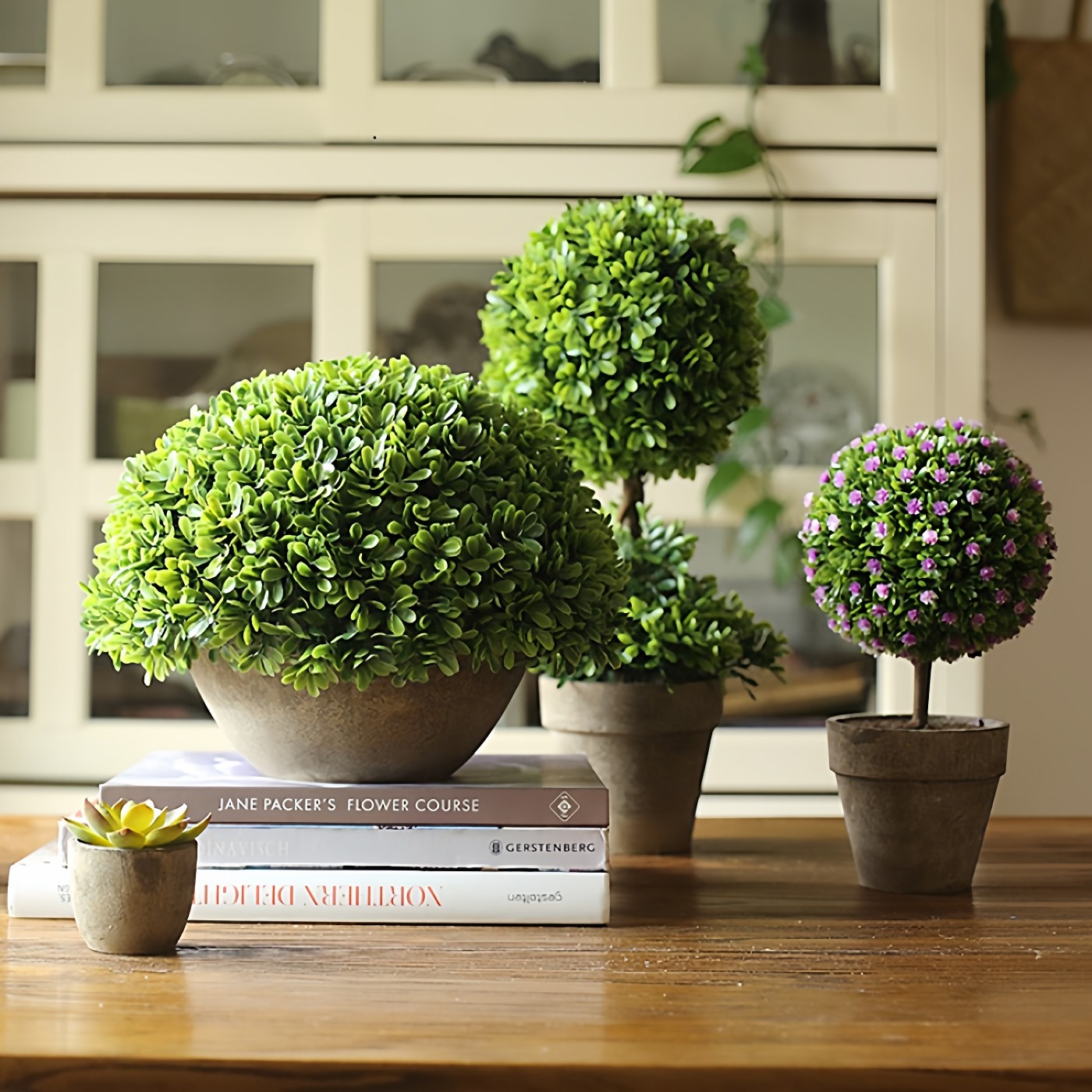 掬涵仿真植物盆景绿植盆栽花球草球办公桌面餐桌卧室装饰艺术摆件,家居饰品,仿真植物盆景,淘宝优惠券,粉丝福利购,淘宝优惠卷