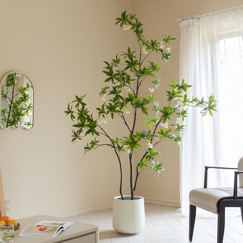 掬涵水石榕仿真绿植盆栽简约风格