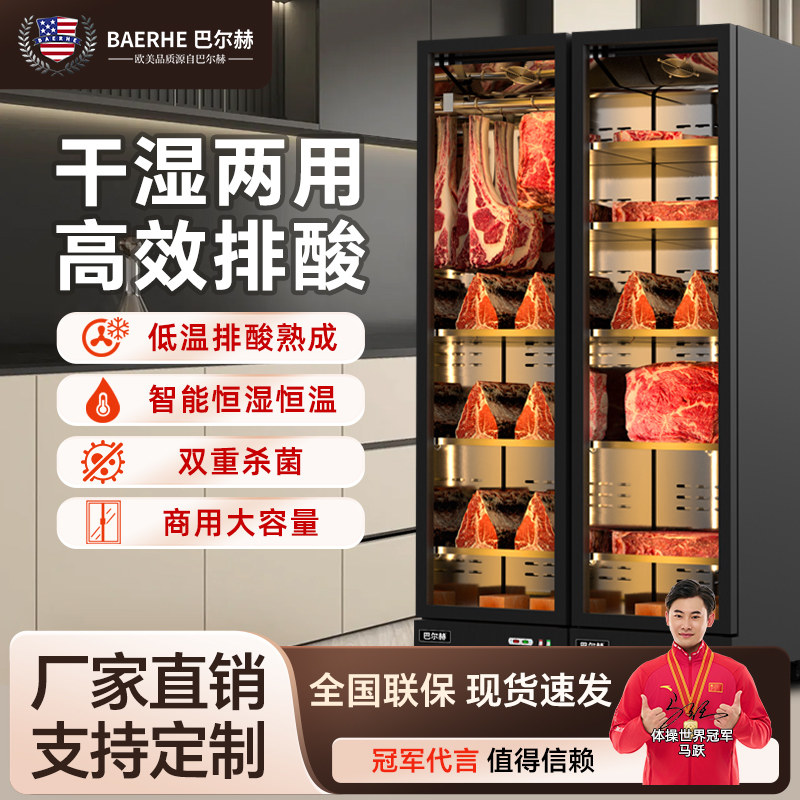 巴尔赫熟成柜牛排商用牛肉排酸干式风冷冷冻冷藏湿式展示柜恒温