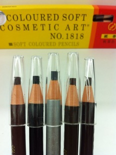眉笔 黑色可做眼线笔 1818拉线笔 正品 带防伪标化妆专用厂家直销