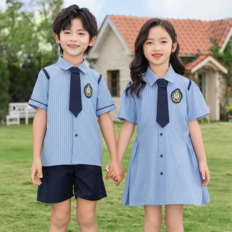 小学生班服夏装英伦风套装六一儿童合唱演出服幼儿园园服毕业照服