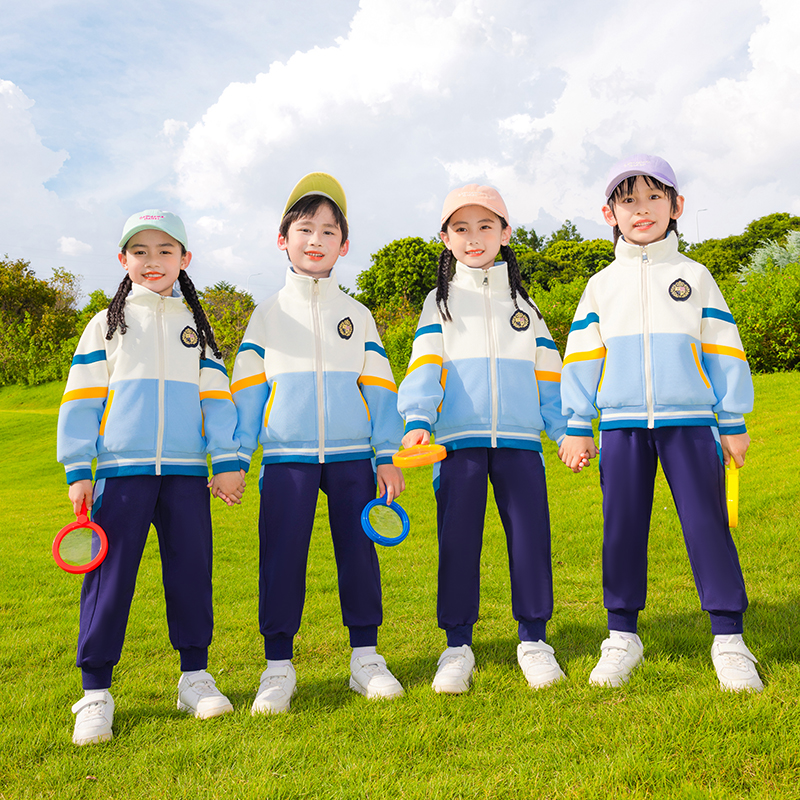 幼儿园园服班服春秋季套装小学生校服学院风运动会开幕式服装老师