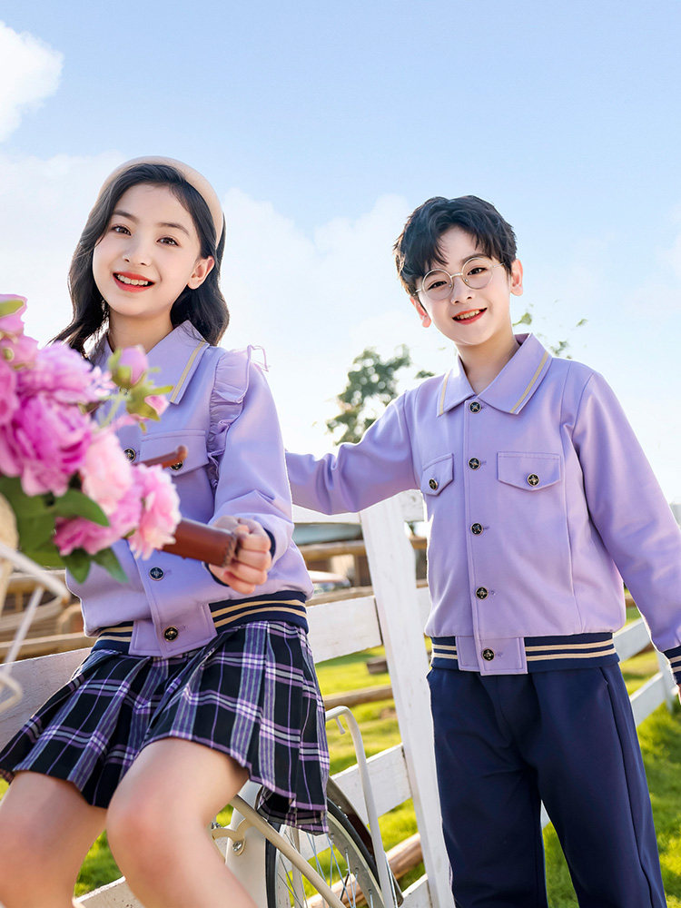 幼儿园服秋英伦风班服儿童运动服