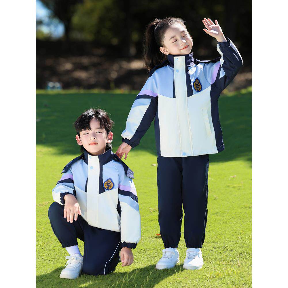 幼儿园园服秋冬装小学生校服冲锋衣男女生2025新款冬季一年级班服