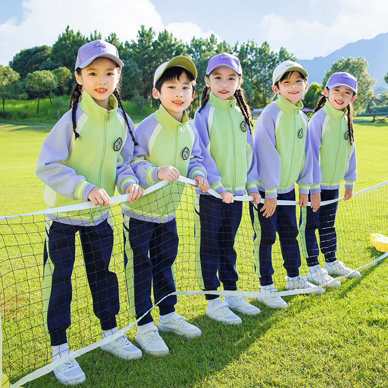 小学生校服春秋款套装一年级长袖班服幼儿园园服秋季运动会三件套