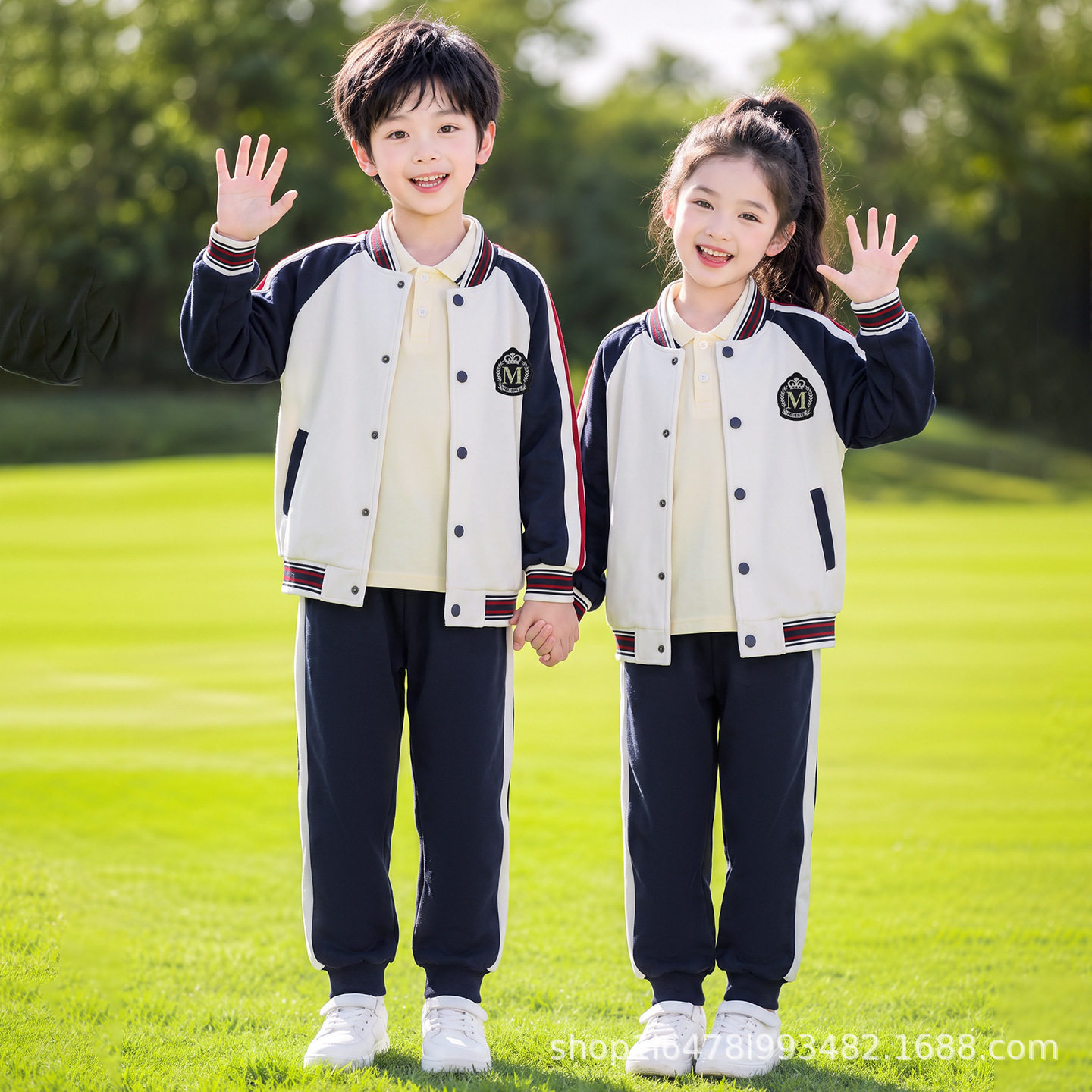 春秋儿童校服园服两件套学院风