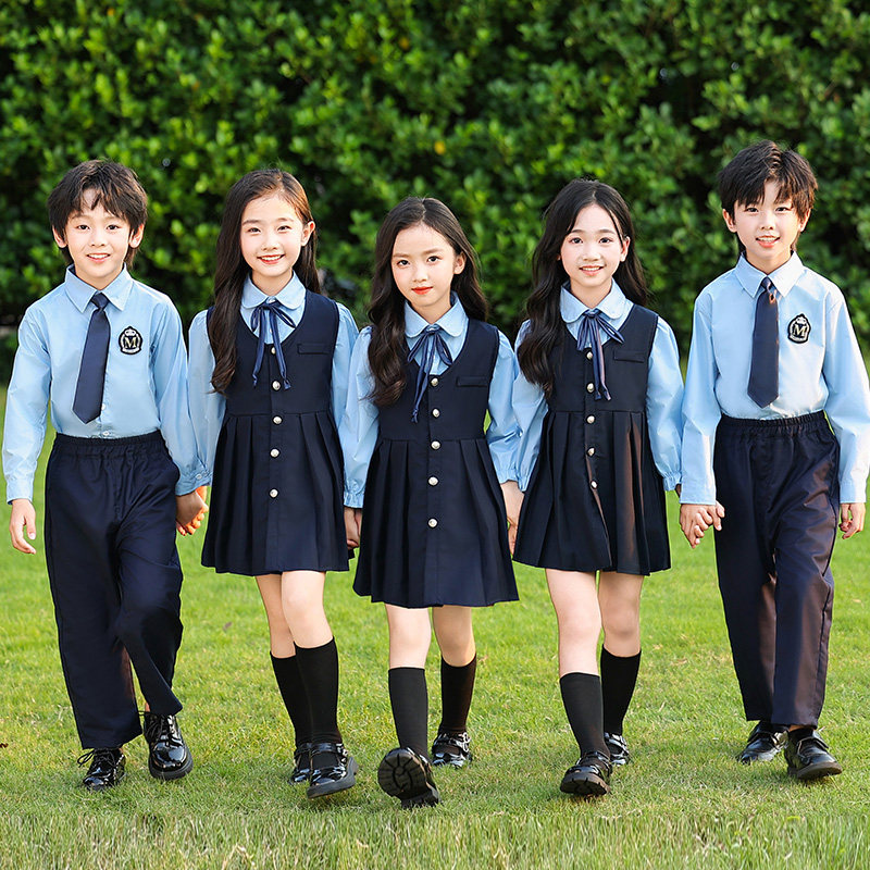 小学生校服春秋装学院风儿童一年级班服幼儿园园服毕业表演出礼服