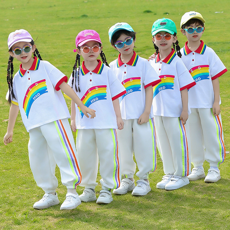 六一儿童表演服夏季新款小学生校服班服运动会啦啦队服幼儿园园服
