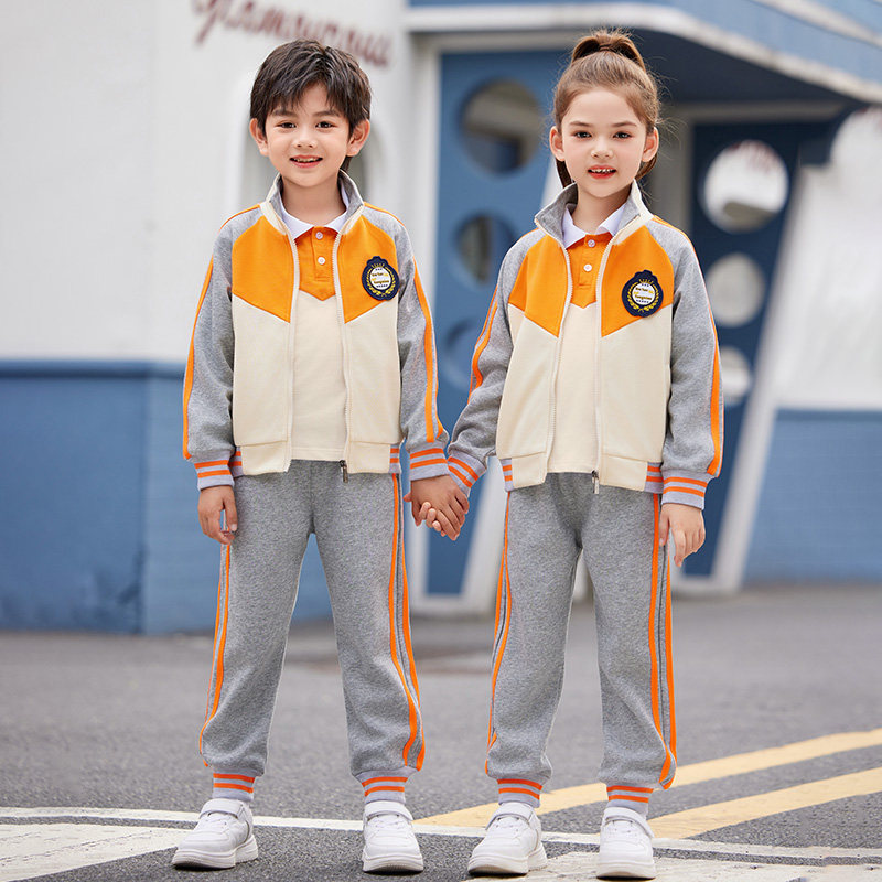 春秋夏运动套装男女童幼儿园园服班服运动套装小学生校服三四件套