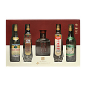 顺丰 沱牌舍得岁月历程99ml 5瓶迷你小酒版 礼盒装 浓香型白酒