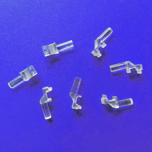 90度直角平头导光柱3mmled贴片透明pc单个1pin灯柱导光棒