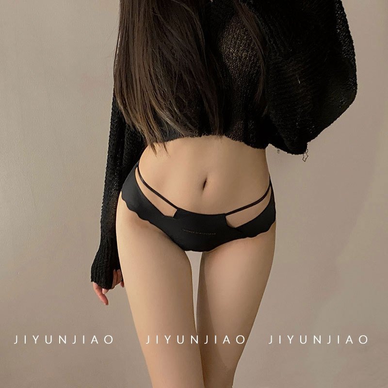 甜妹火辣纯欲性感内裤女士无痕低腰镂空新款甜妹内裤女