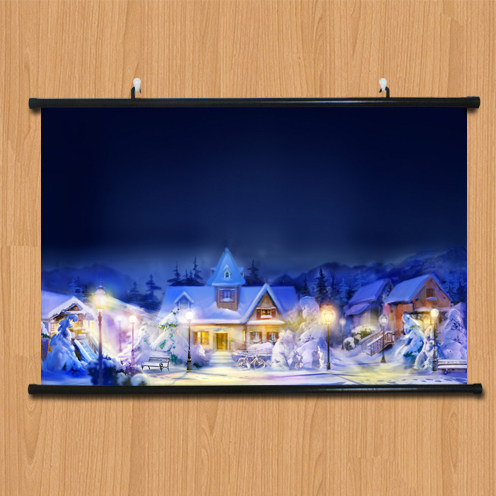 简约现代走廊过道雪景冬天自然风景酒店家庭书房装海报装饰墙挂画,家居饰品,现代装饰画,淘宝优惠券,粉丝福利购,淘宝优惠卷