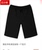 Black Five-Quarter Shorts
