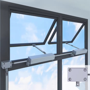 手动链条式开窗器消防排烟窗高位窗开窗机手摇开窗器上悬窗平开窗