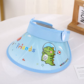 2026春夏新款 儿童遮阳帽小学生创意卡通动物空顶帽户外宝宝太阳帽