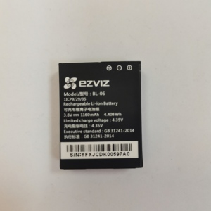 ezviz萤石S6/S5/S3/S2/S1C运动相机配件锂电池BL-06全新正品