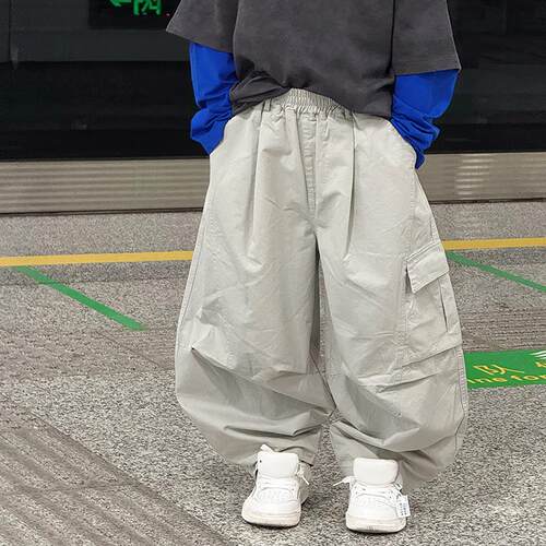 秋装洋气薄款宽松休闲裤