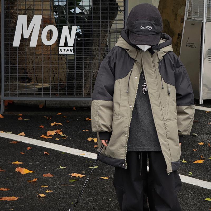 男童棉服2024新款潮秋冬