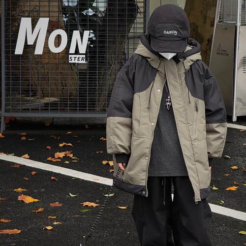 男童棉服2024新款潮秋冬