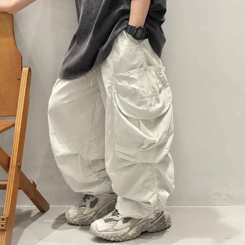 男童裤子夏季薄款儿童防蚊裤男宝宝长裤2025新款夏款男孩工装裤夏