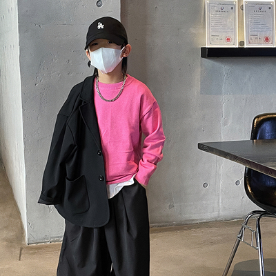 奶油布丁男童套头毛衣打底衫